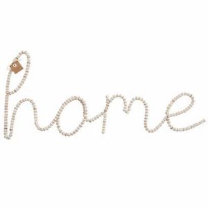 Beaded HOME Wall Art Sign | Mud Pie